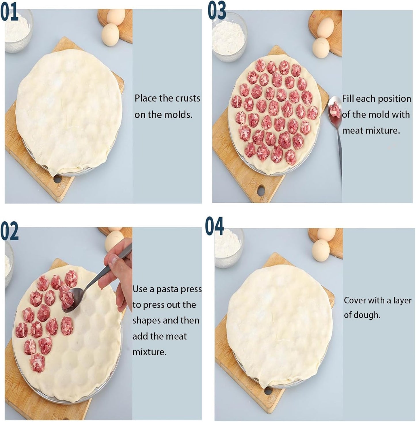 37 Holes Aluminum Dumpling Maker
