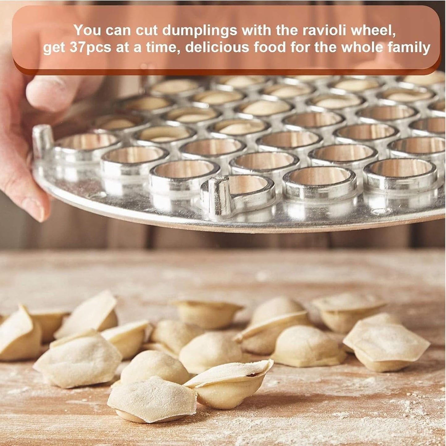 37 Holes Aluminum Dumpling Maker