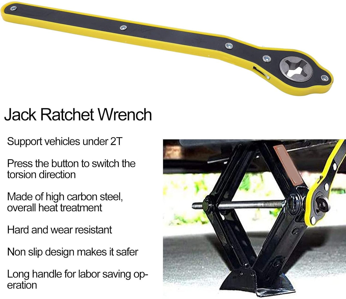 Car Jack Ratchet Wrench