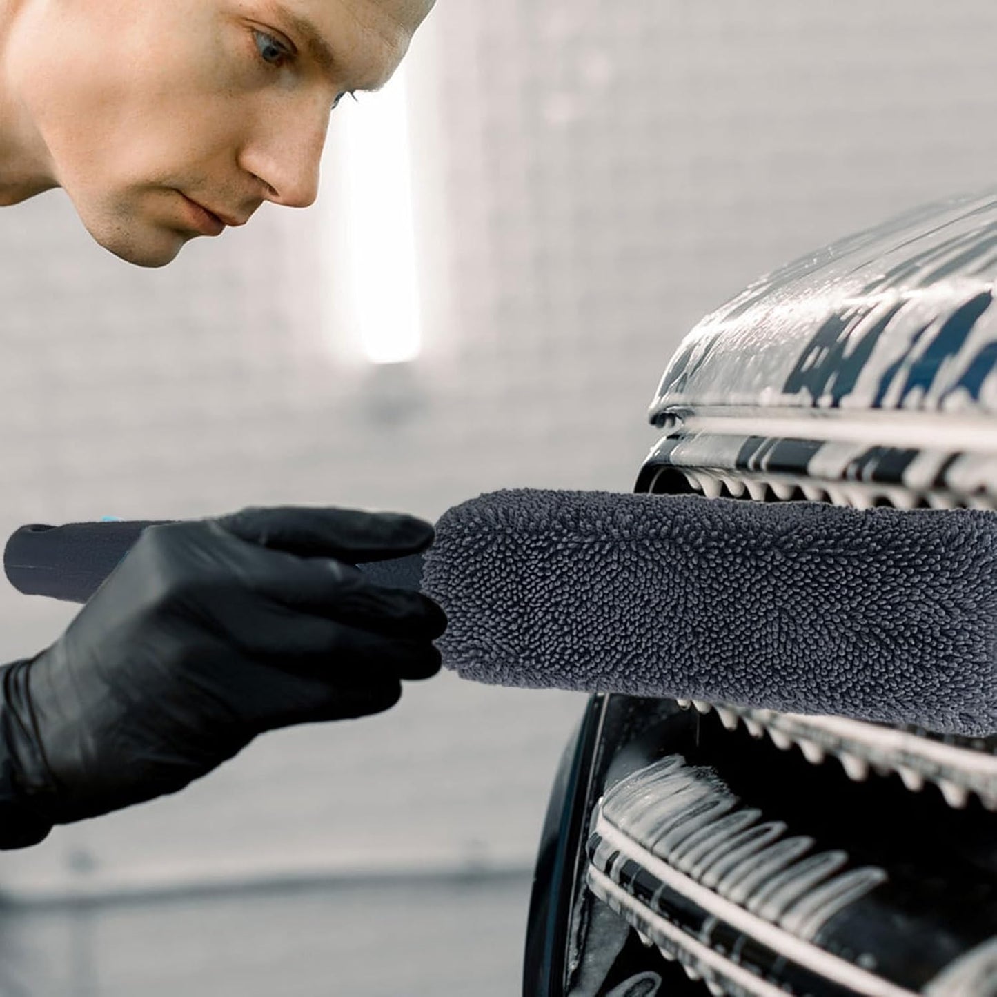 Microfiber Car Wheel Rim Brush