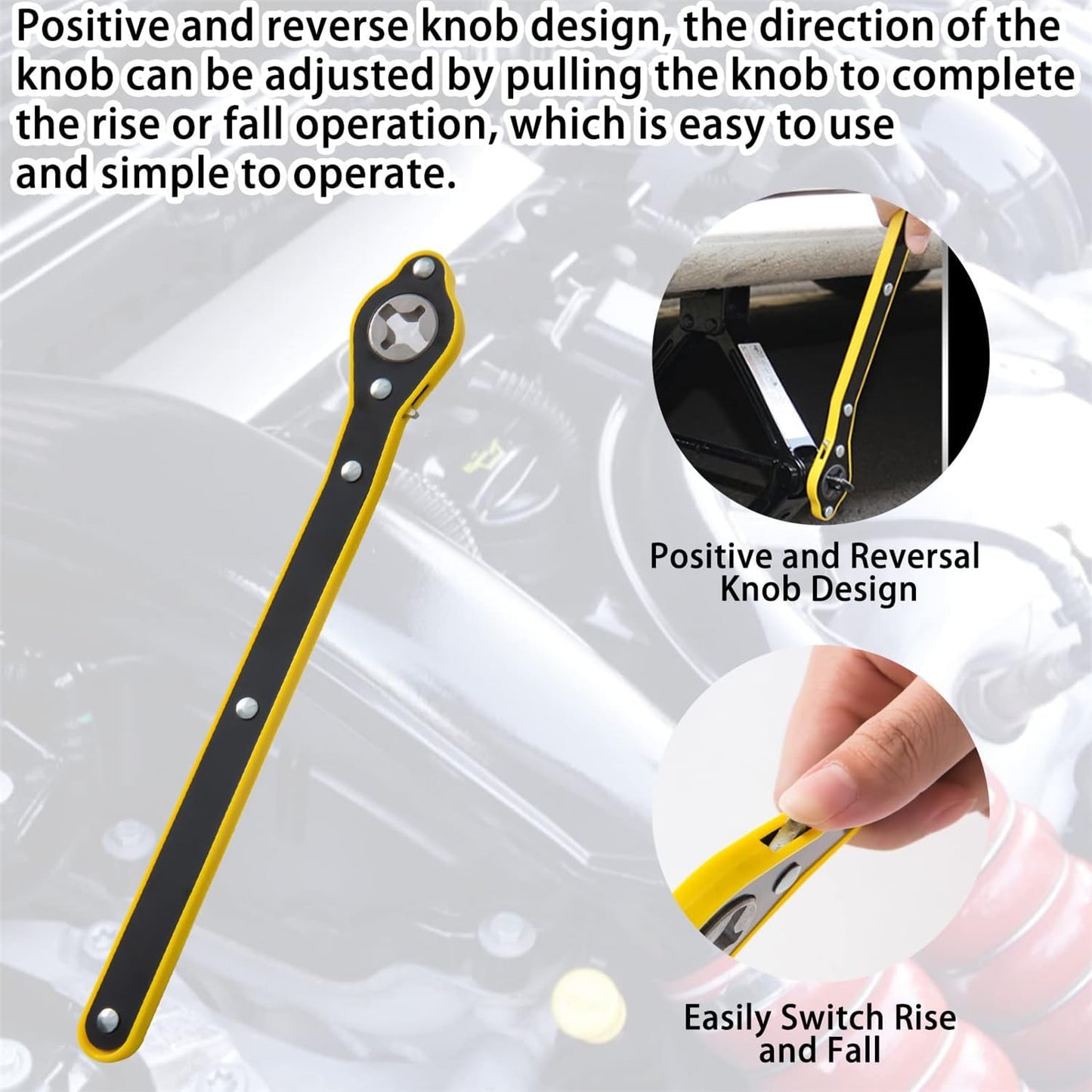 Car Jack Ratchet Wrench