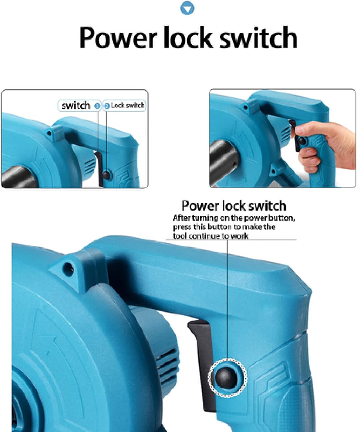2 in 1 Chargeable Blower and Vacuum