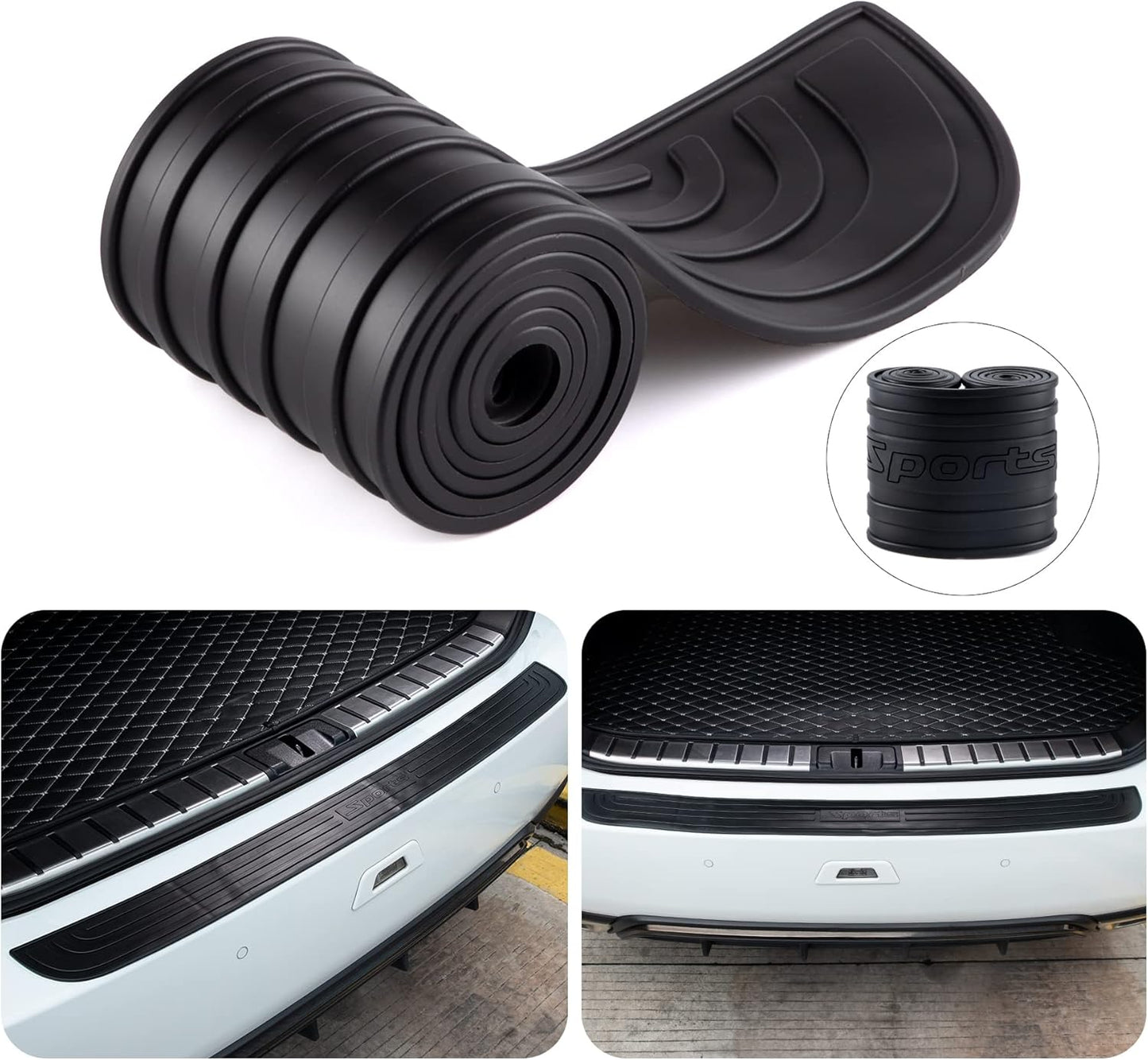 Car Rear Bumper Rubber Protector