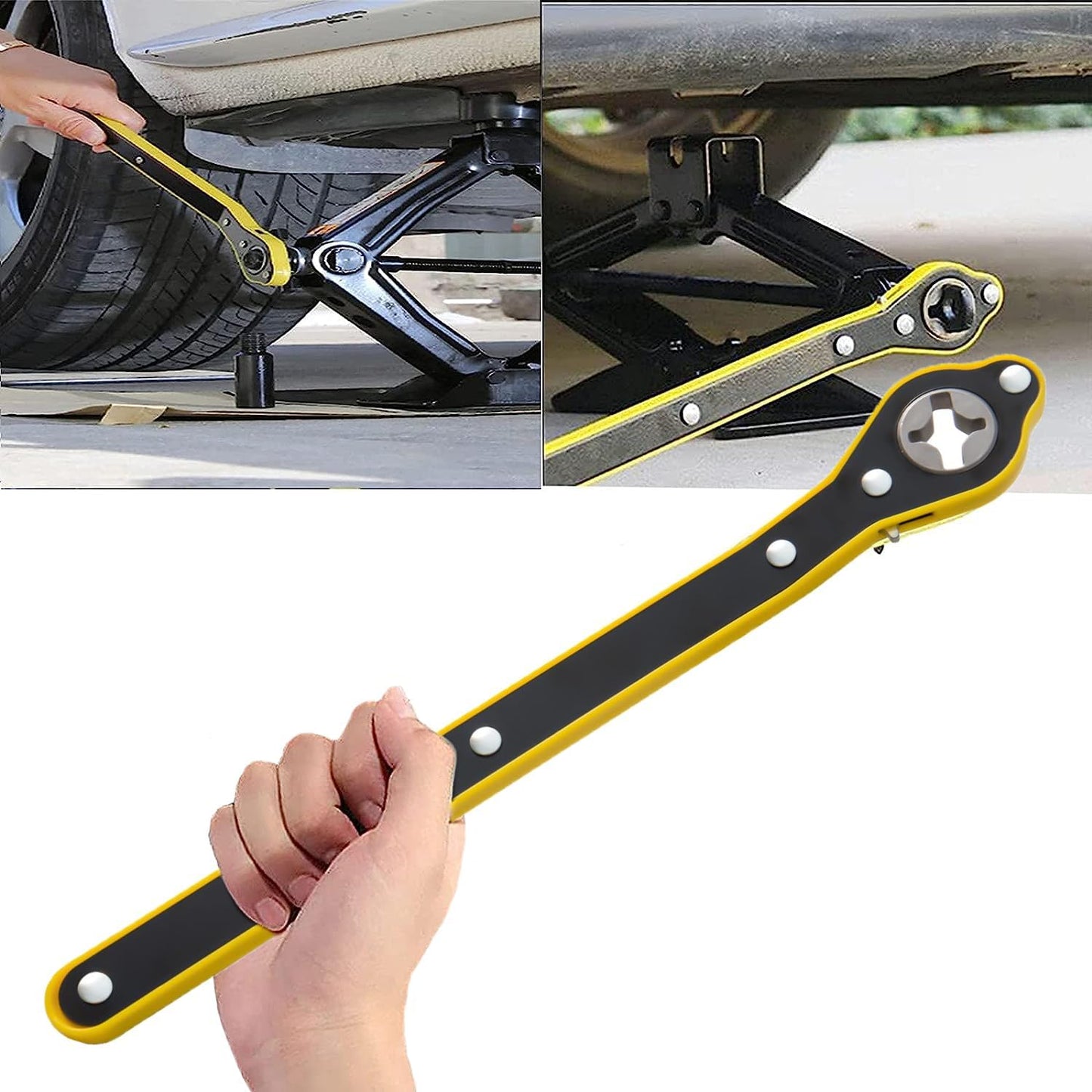 Car Jack Ratchet Wrench