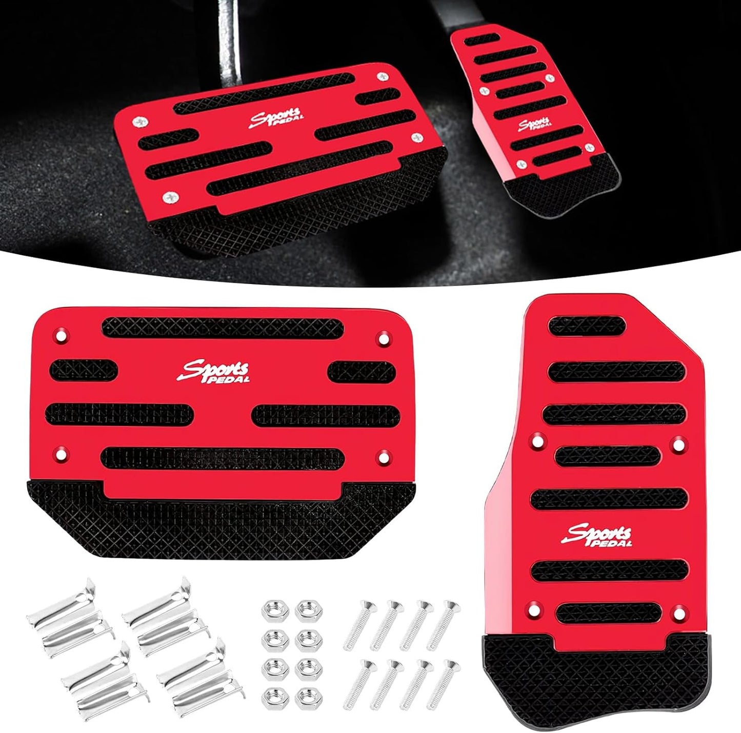 Non-Slip Car Pedal Pads Set(2 pcs)