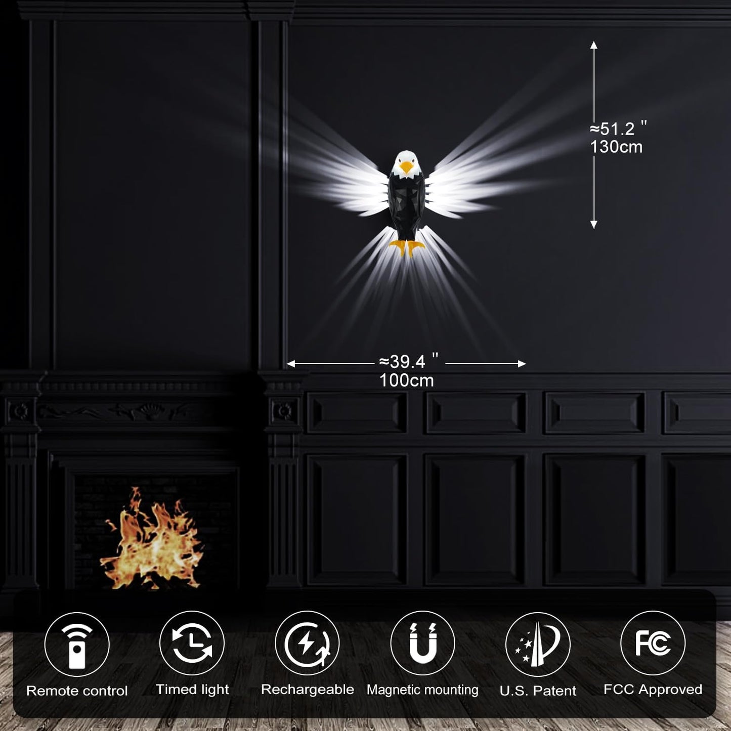 مصباح حائط النسر