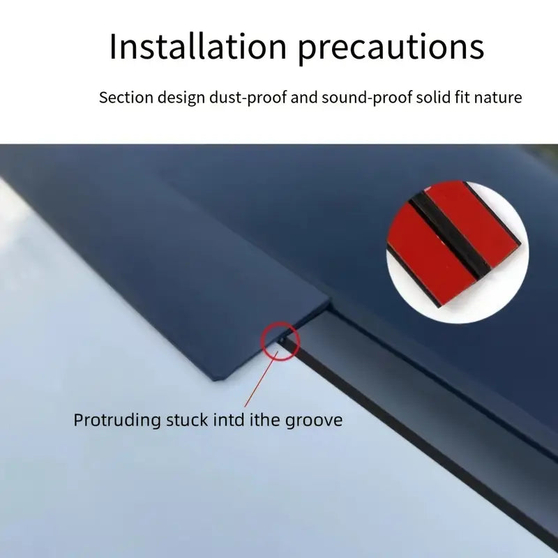 Car Windshield Edge Rubber Strip