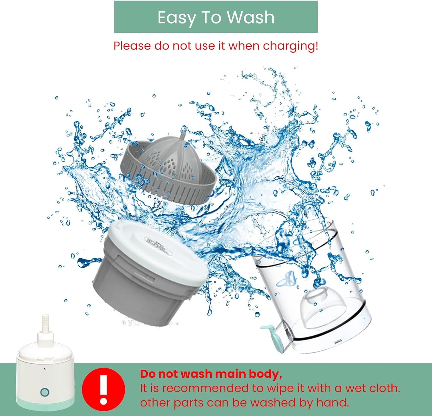 عصارة الحمضيات المحمولة القابلة لإعادة الشحن