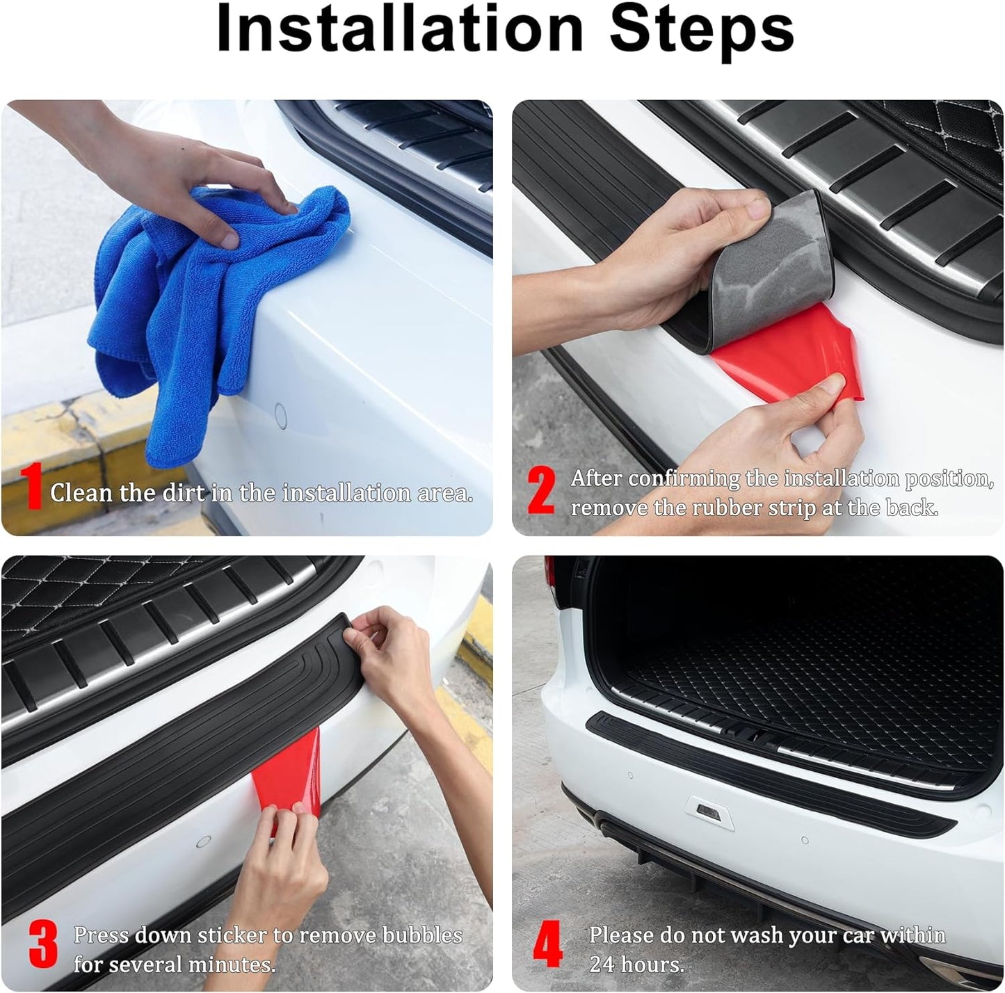 Car Rear Bumper Rubber Protector