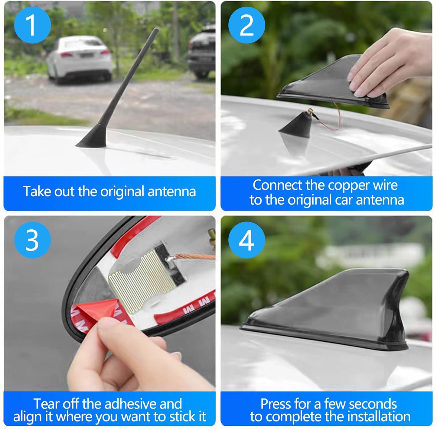 هوائي زعانف القرش العالمي للسيارة