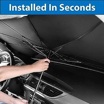 مظلة سيارة قابلة للطي