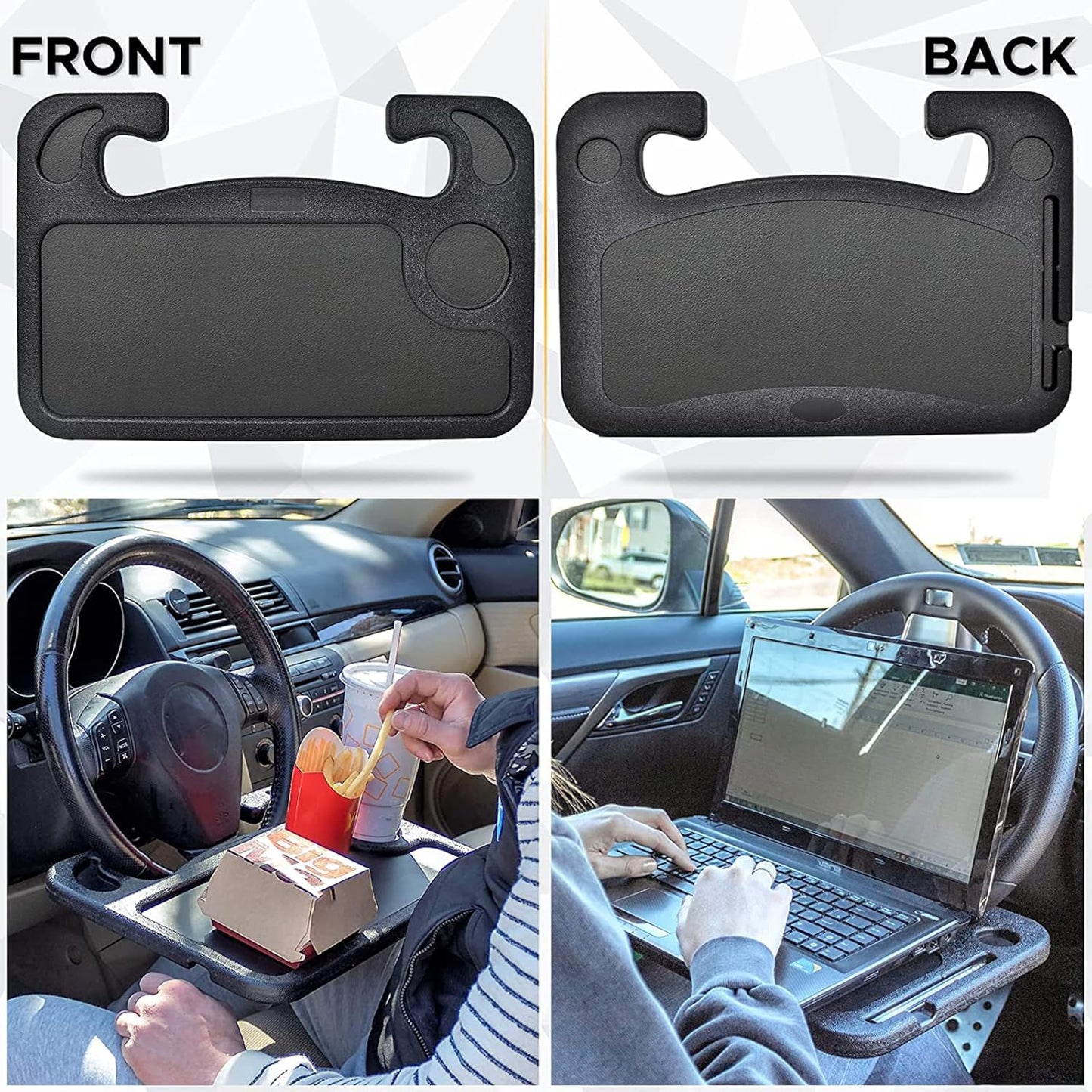 Car Steering Wheel Desk Tray