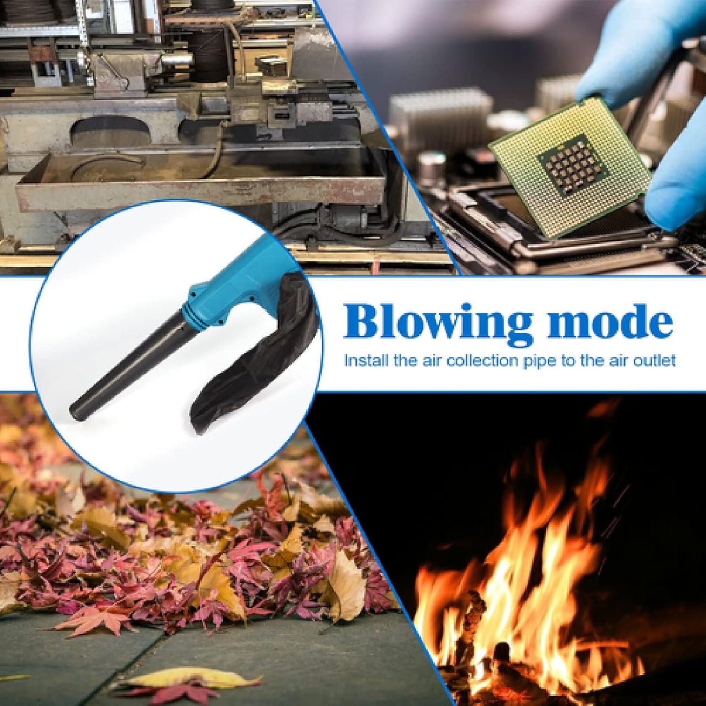 2 in 1 Chargeable Blower and Vacuum