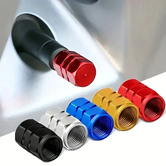Aluminum Tire Valve Caps(4 pcs)