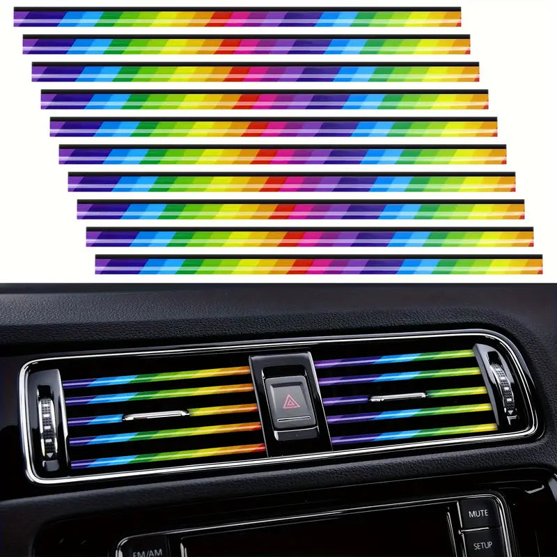 Car Air Conditioner Air Outlet Decorative Strips(20 pcs)