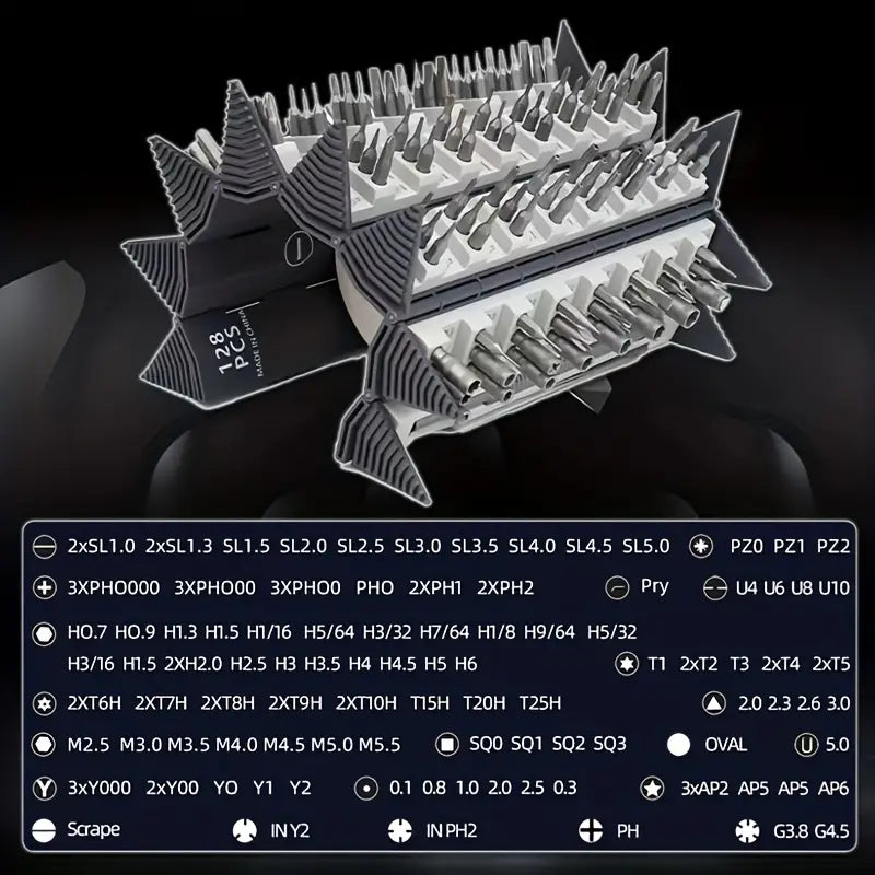 128 in 1 Precision Screwdriver Set