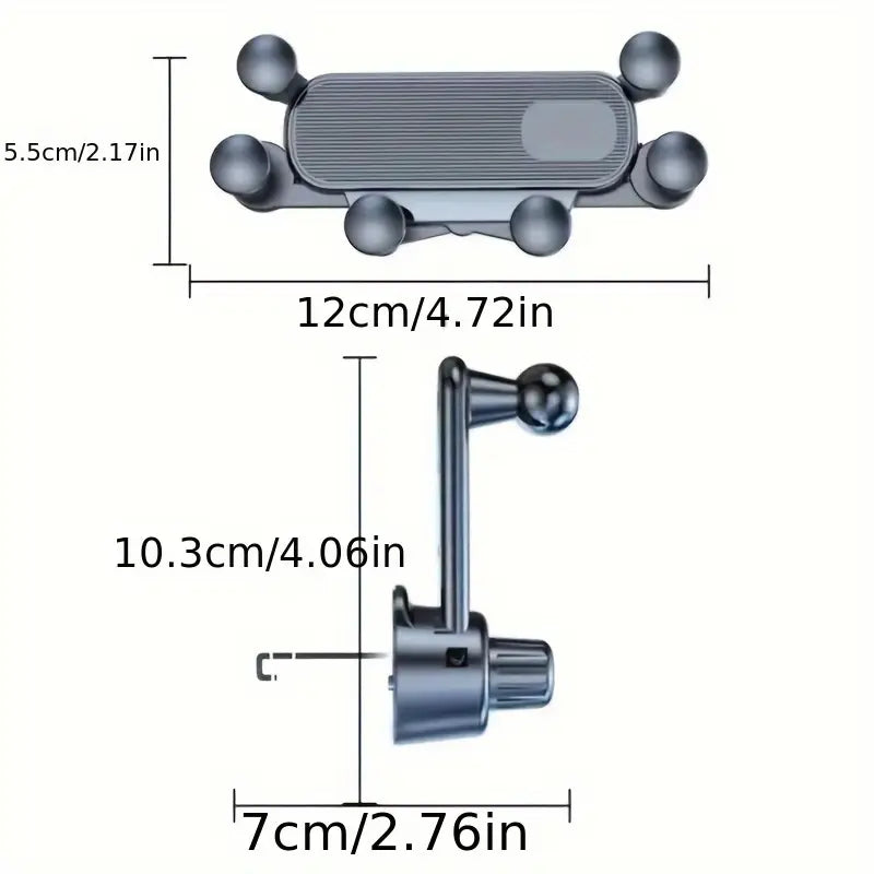 360-Degree Rotatable Car Vent Phone Holder