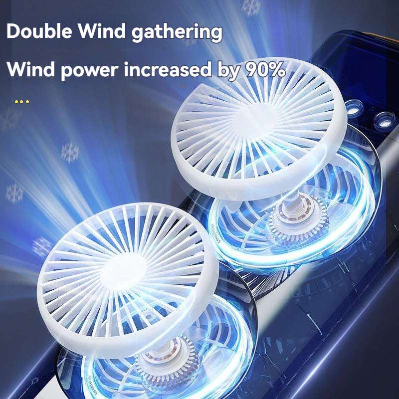 مروحة رذاذ محمولة قابلة لإعادة الشحن