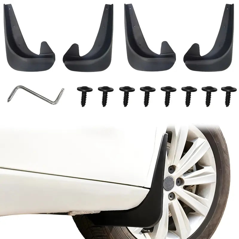 4PCS Universal Car Fender Mud Guards