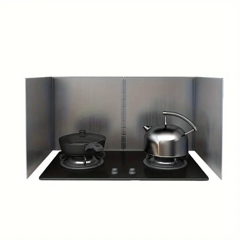 واقي رش الزيت من الفولاذ المقاوم للصدأ للمطبخ