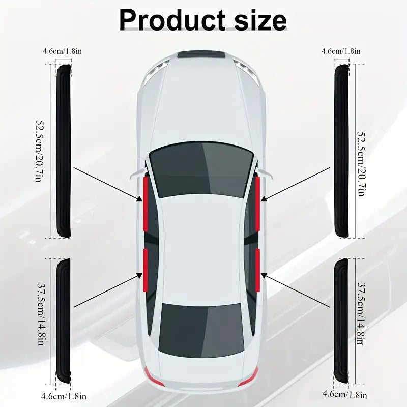 Car Rear Bumper Rubber Protector