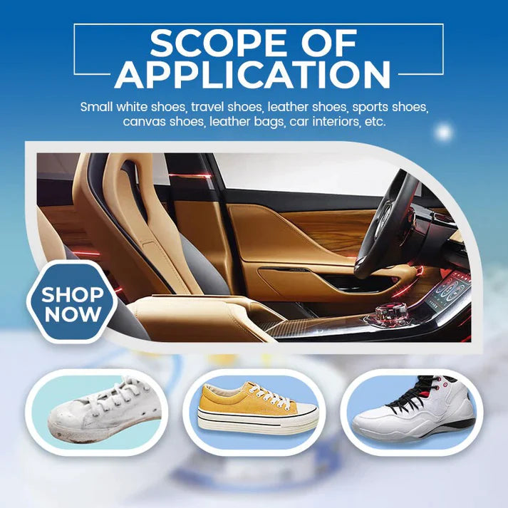 كريم تنظيف الأحذية البيضاء