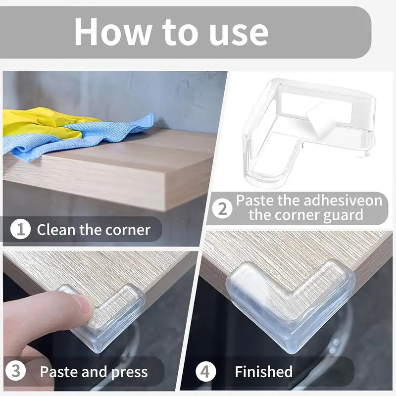 واقيات الزوايا (عبوة من 8 قطع)