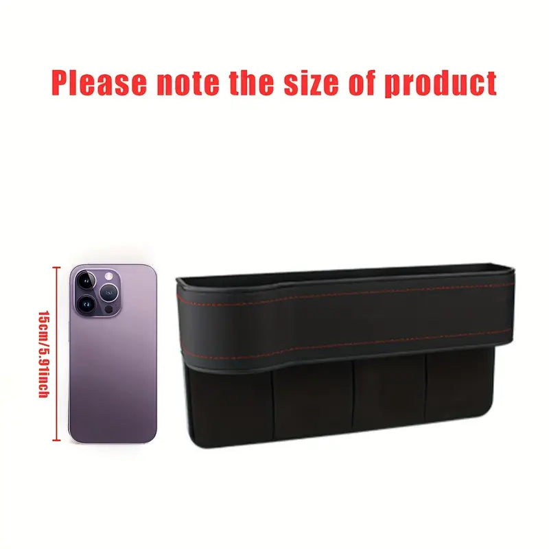 منظم فجوات مقعد السيارة العالمي (قطعتان)