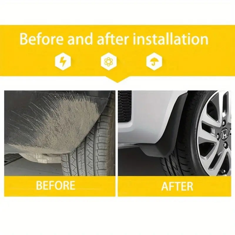 4PCS Universal Car Fender Mud Guards