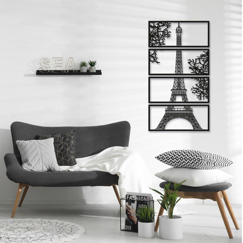 Eiffel Tower Wall Decor
