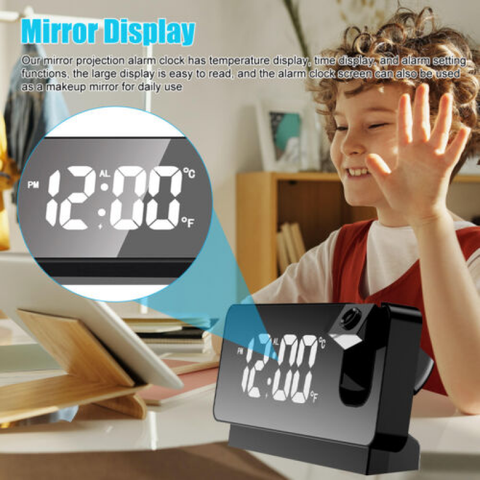 ساعة عرض رقمية LED متعددة الوظائف