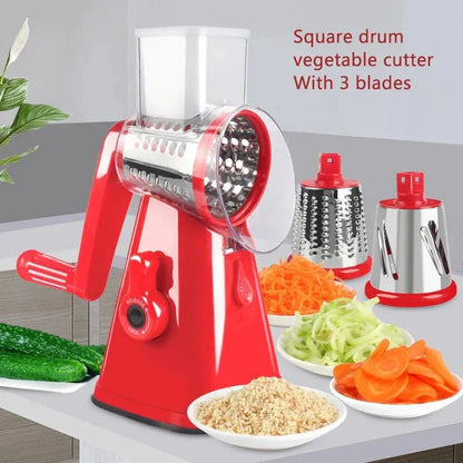 SLICE MASTER 3-IN-1 VEGETABLE SLICER MANUAL CUTTER