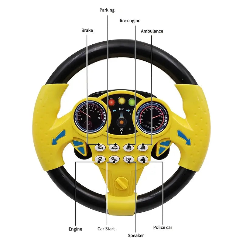 Kids Driving Simulator Steering Wheel Toy