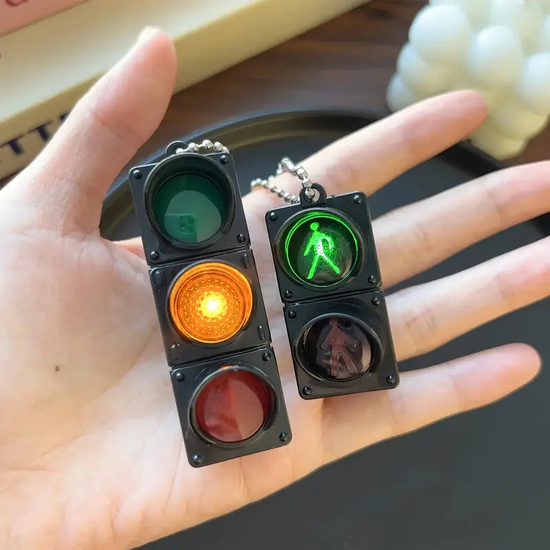 Mini Traffic Light Keychain(One Pair)