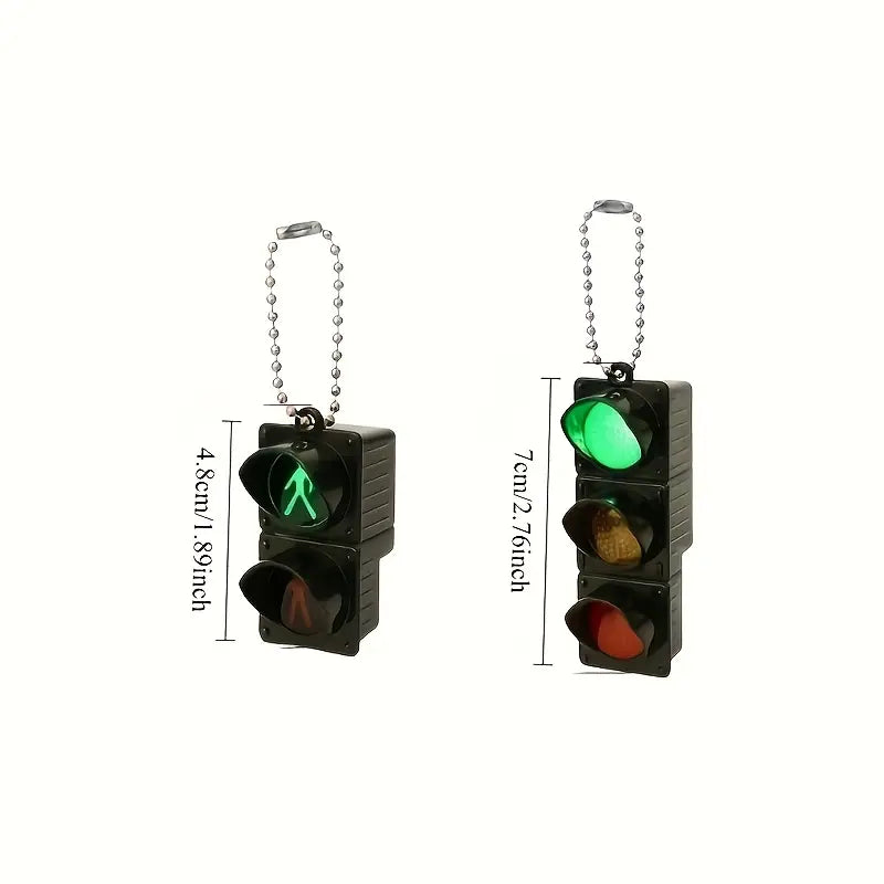 Mini Traffic Light Keychain(One Pair)