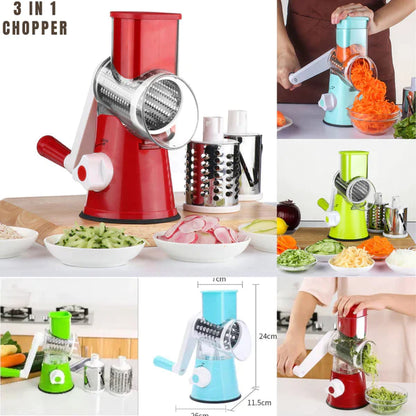 SLICE MASTER 3-IN-1 VEGETABLE SLICER MANUAL CUTTER