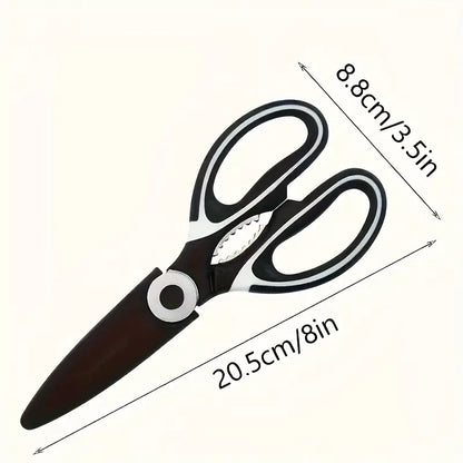 Multifunctional Stainless Steel Kitchen Scissors