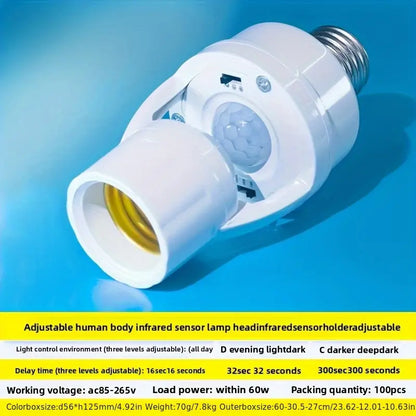Human Body Sensor Conversion Lamp holder