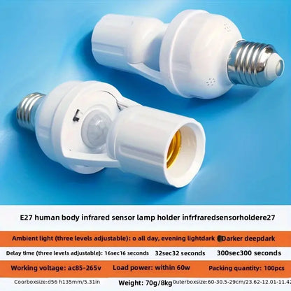 Human Body Sensor Conversion Lamp holder