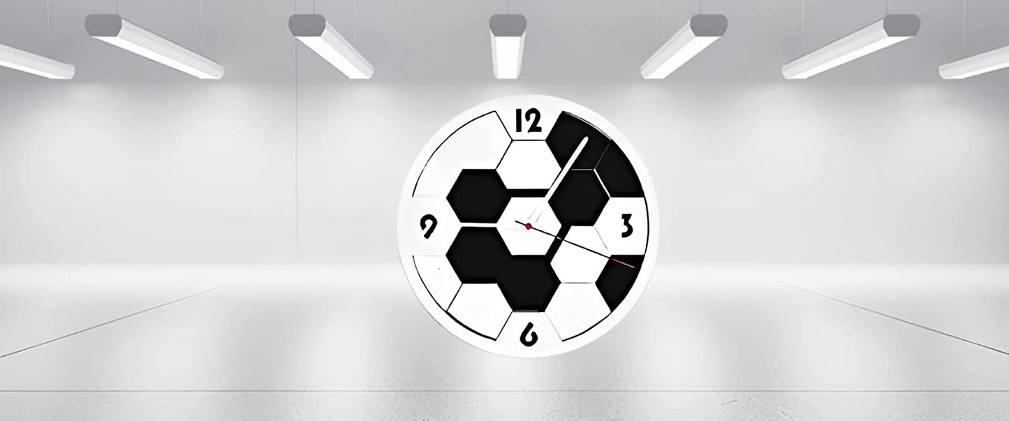 Classic Soccer Ball Wall Clock