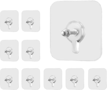 No Drilling Screw Wall Hooks(20 pcs)