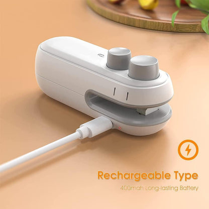 2-in-1 Rechargeable Mini Bag Sealer