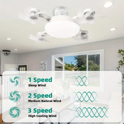 Smart Drone Ceiling Fan Light