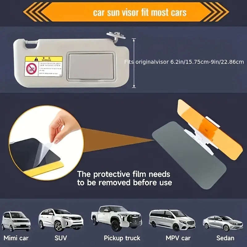 Anti-Glare Sun Visor for Car