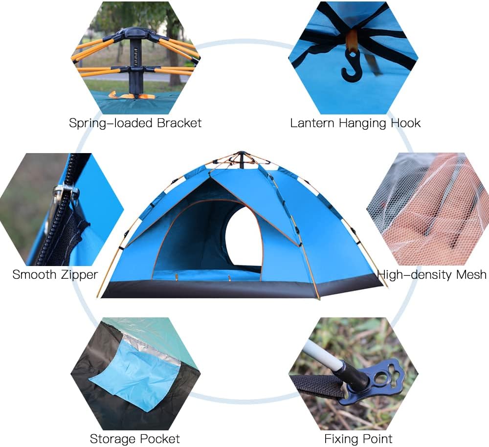 Foldable Camping Tent(Random Colors)