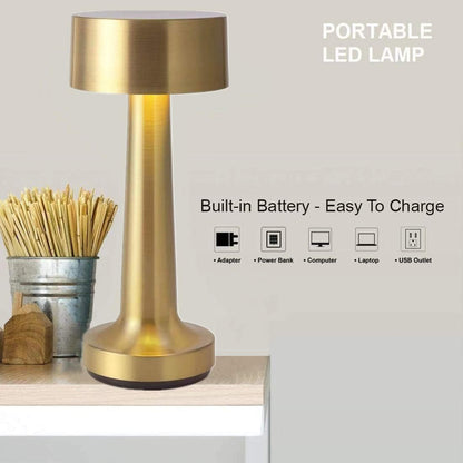 Portable LED Table Lamp with Touch Sensor