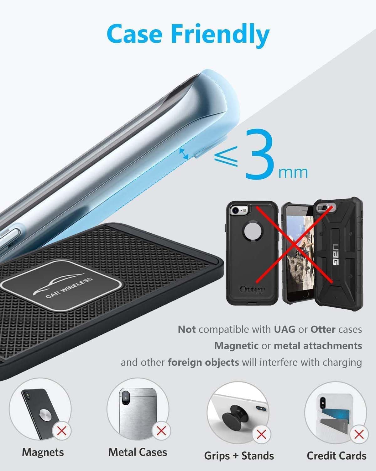 Car Wireless Charging Pad