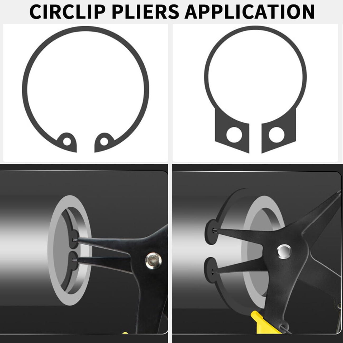 2 in 1 Snap Ring Pliers