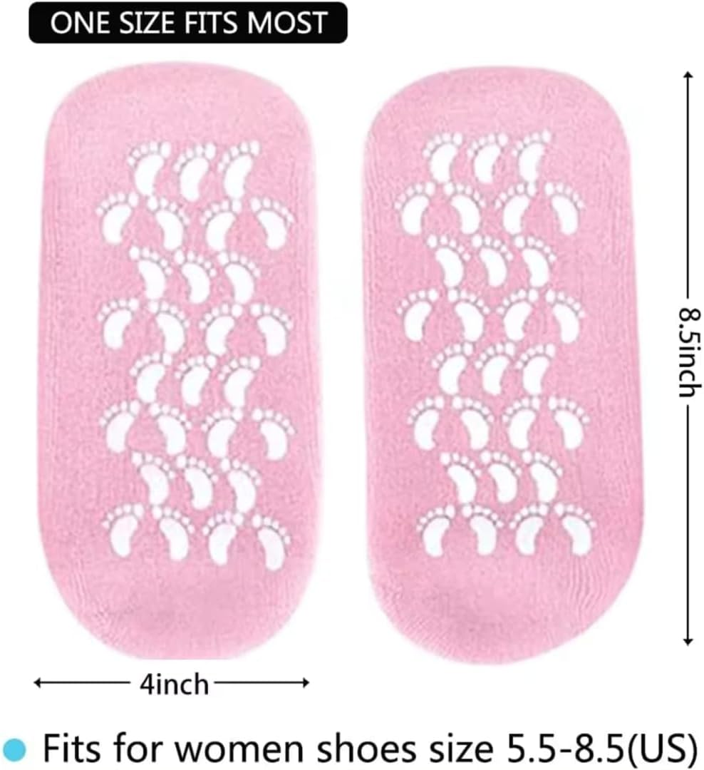 Silicon Moisturizer Gel Socks-2 Pairs