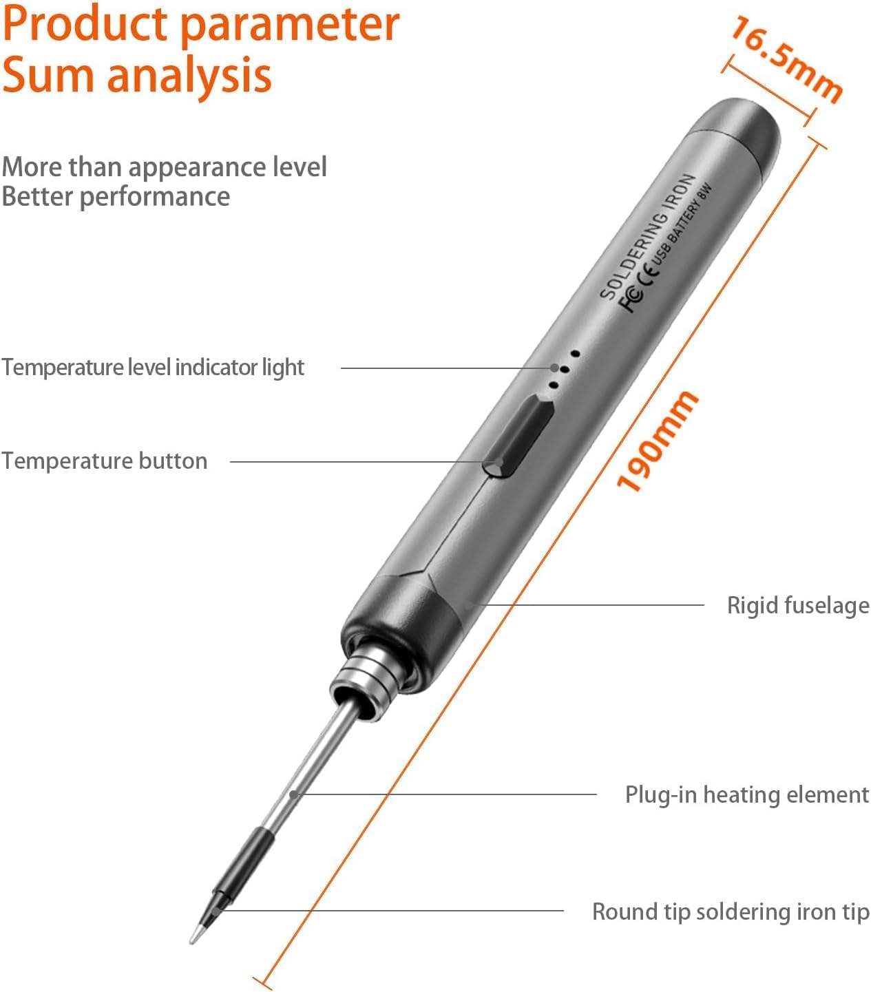 Rechargeable Soldering Iron Kit